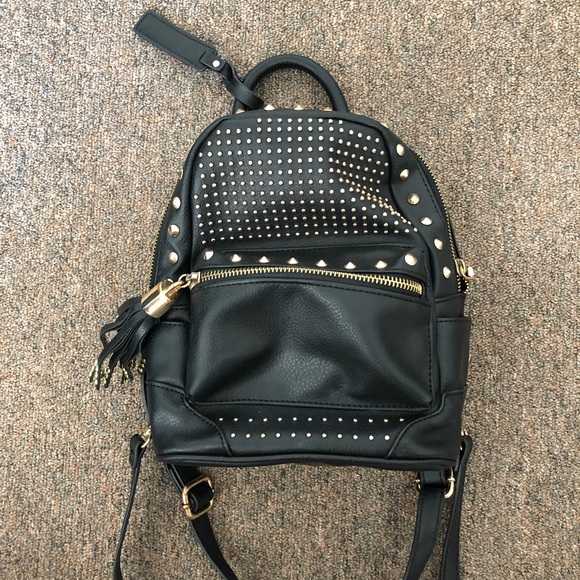 bebe Handbags - Bebe gold studded backpack